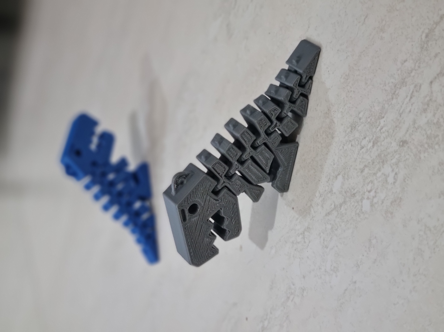 Miniatura 2 do modelo 3D Flexi Rex Keychain