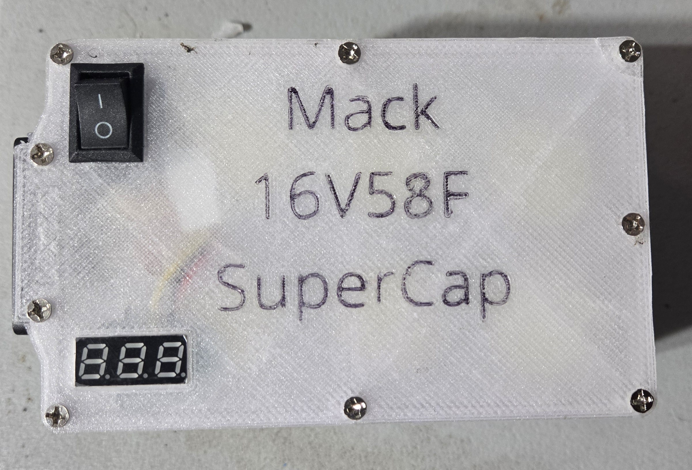 Super Capacitor Maxwell BCAP0350 x6 Enclosure with XT90E-M Connector