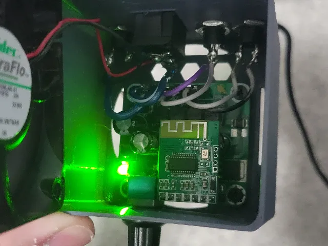 TPA3110 Bluetooth Speaker Amplifier Enclosure with Fan