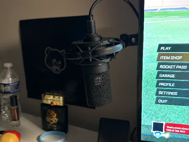 Monitor Arm Attached Shock Mount Holder