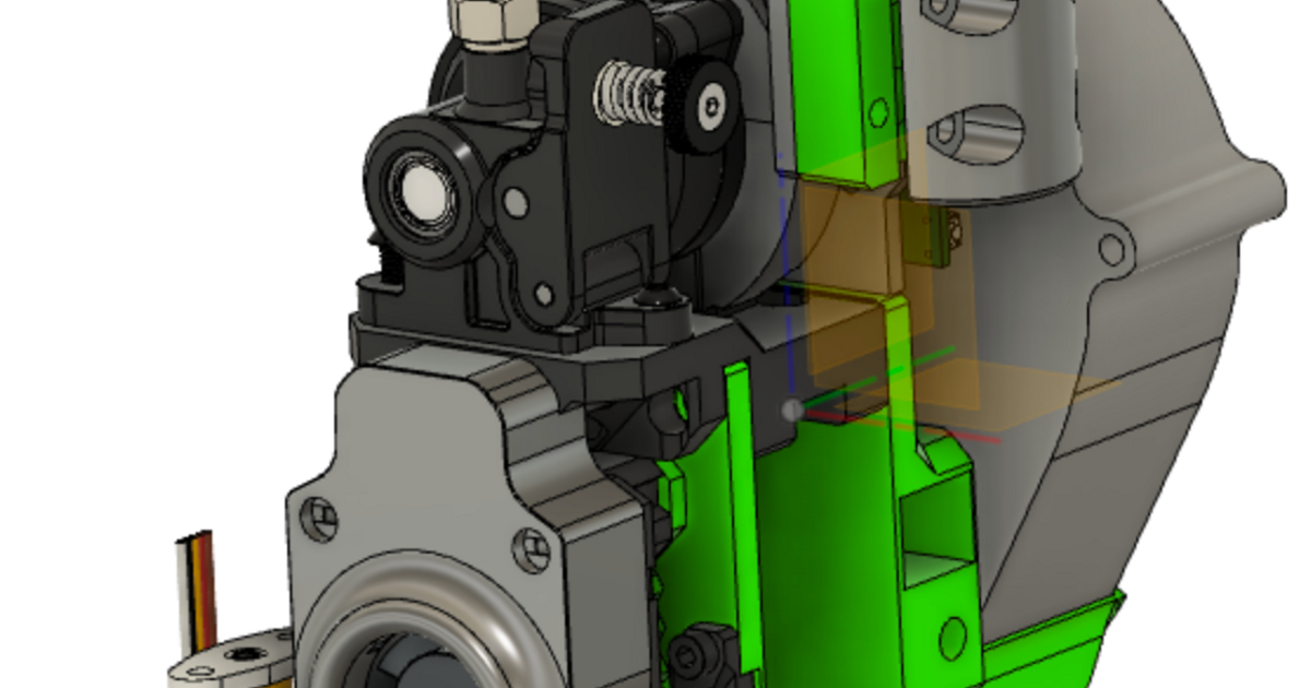 LDO Orbiter Extruder w/ Mosquito/Magnum EVA - RatRig V-Core with 1LC ...