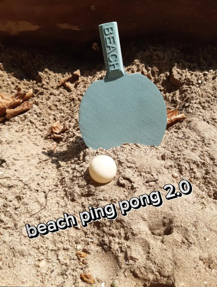 beach ping pong by GHEIRMAN | Download free STL model | Printables.com