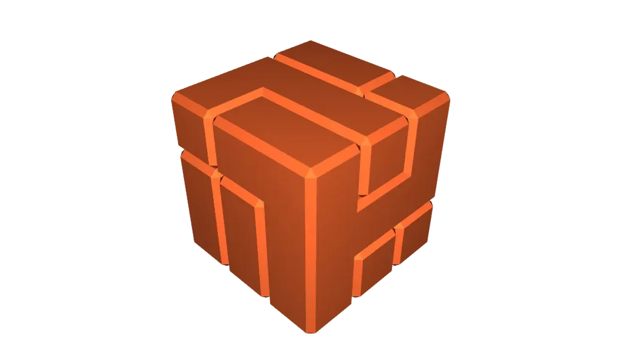 Free STL file 5 piece support free puzzle cube 🆓・3D printer model to  download・Cults