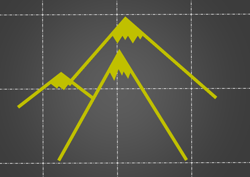 Mountains 2d art