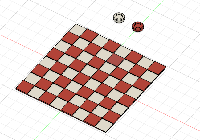 Credit Card Sized Checkers set
