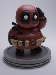 Chubby Deadpool! [Bobblehead Remix] by PixelDot | Download free STL ...