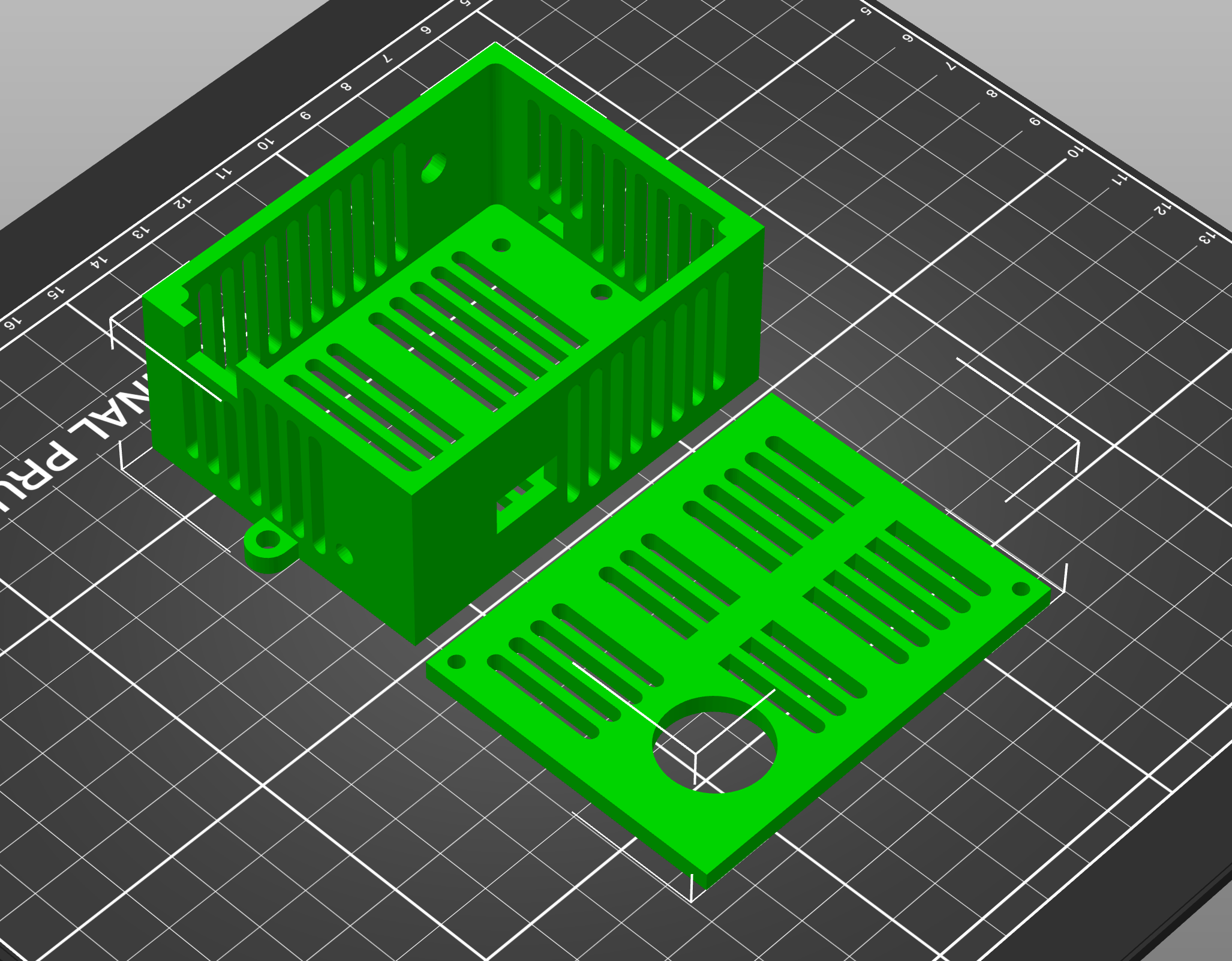Custom vented box for an arduino project
