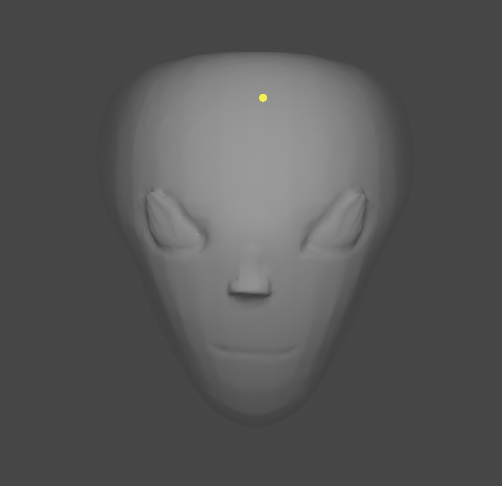 Alien head model