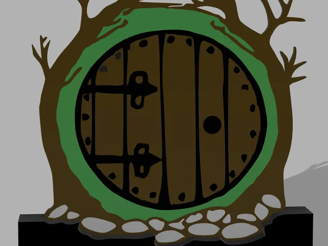 Hobbit door stand