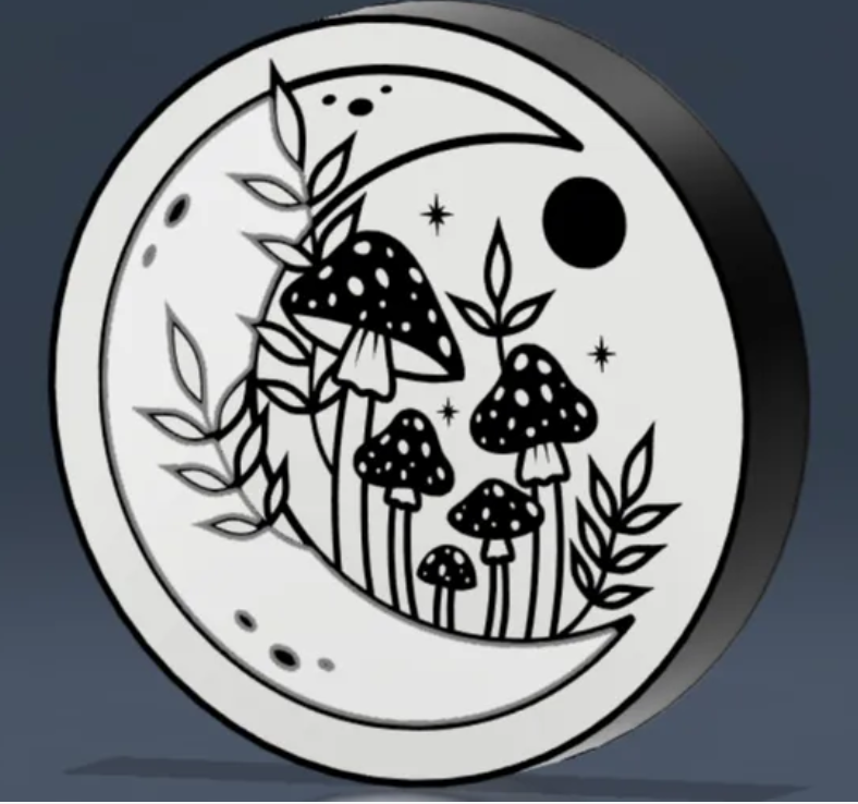 Mushroom Lightbox/Sign
