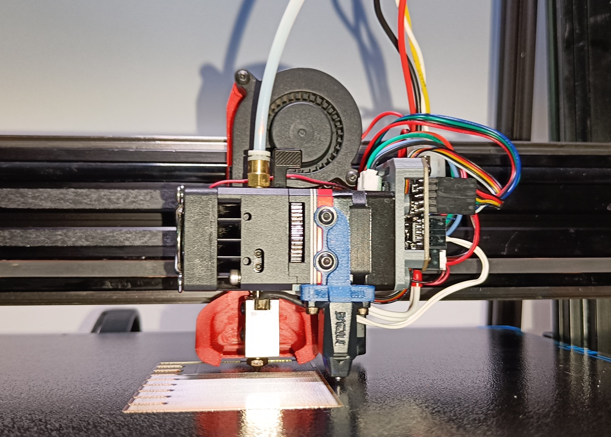BIQU H2 Extruder Adapter, optional on linear rails, Sidewinder X1/X2 upgrade