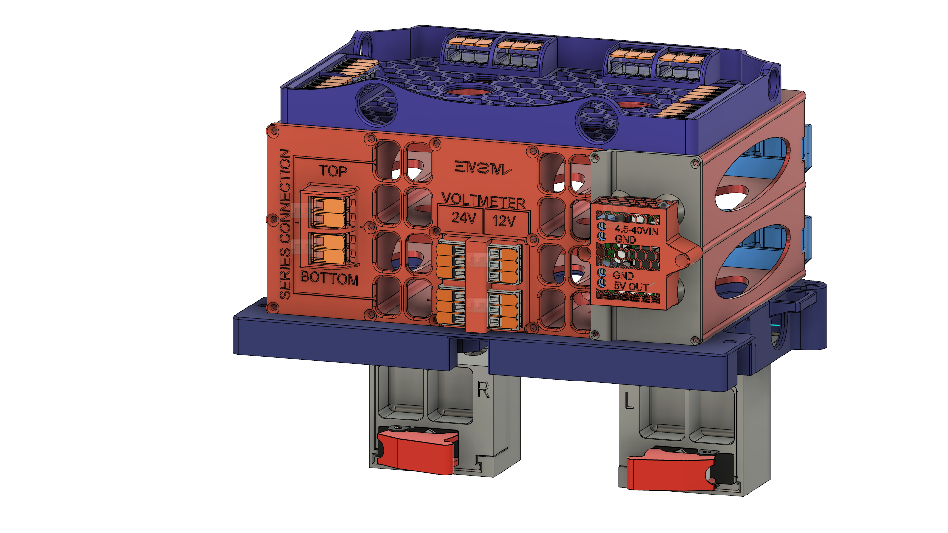 Battery Module for Mr. Baddeley V2 Astromech using Six 3S LiPos by ...