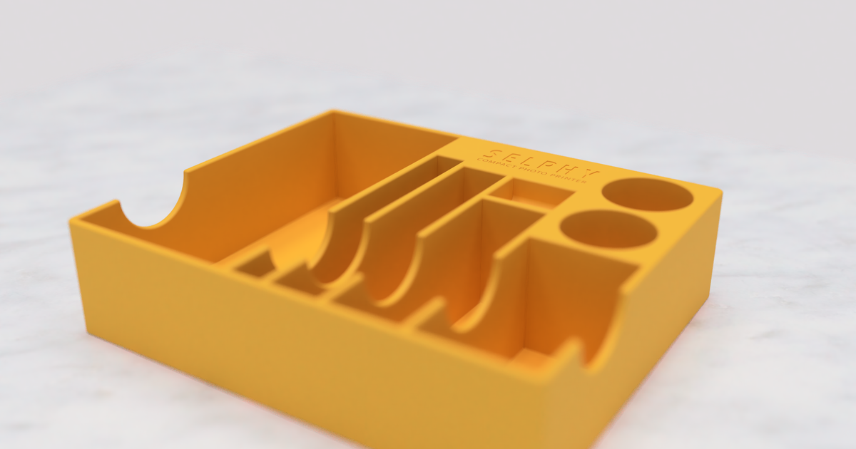 Canon Selphy CP1300 storage box by vlamofiel | Download free STL model