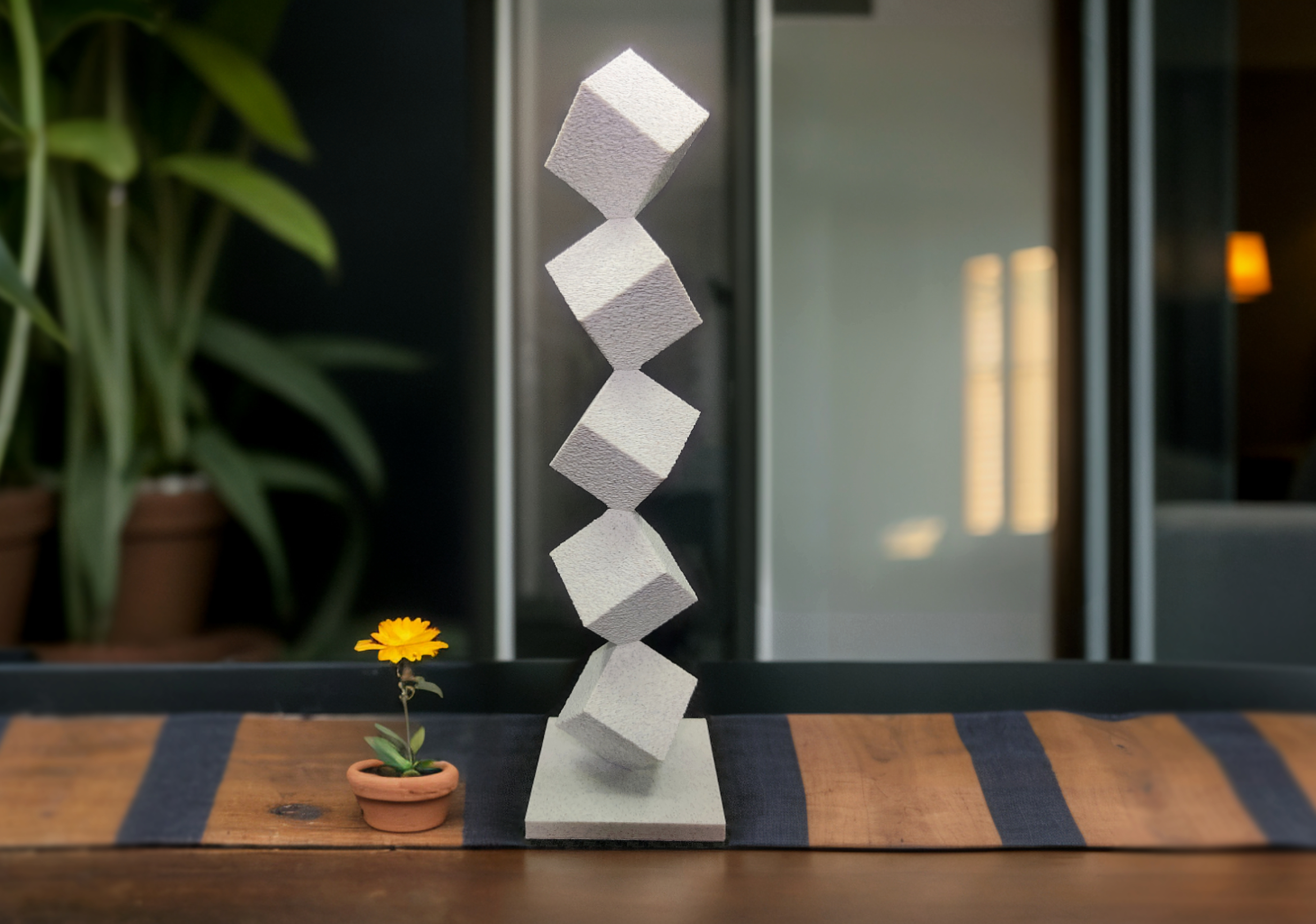 Anti Gravity Column - Sculpture (Print in Place)