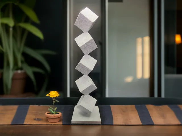 Anti Gravity Column - Sculpture (Print in Place)