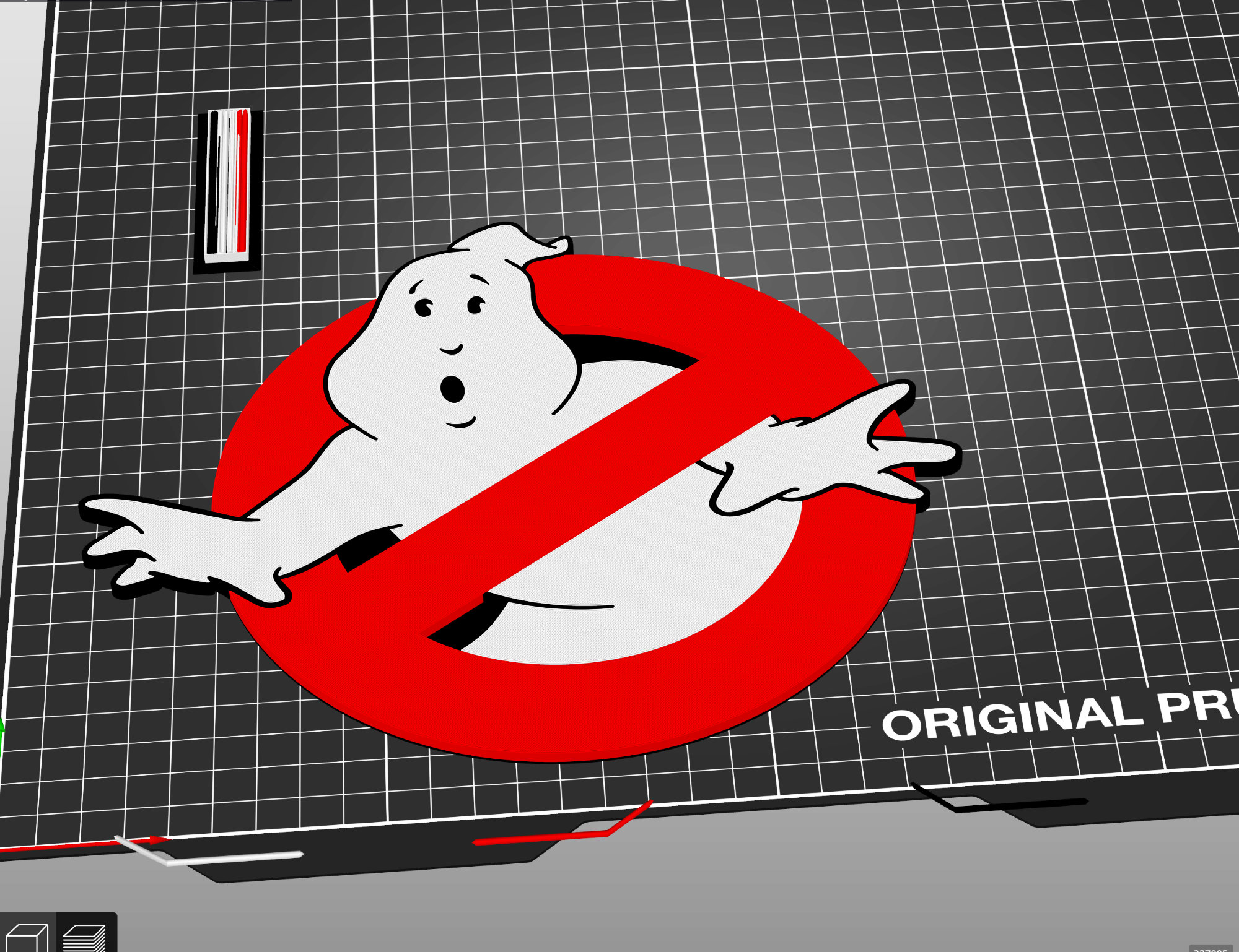 Miniatura 4 do modelo 3D Ghostbusters Logo (Multi-Color)