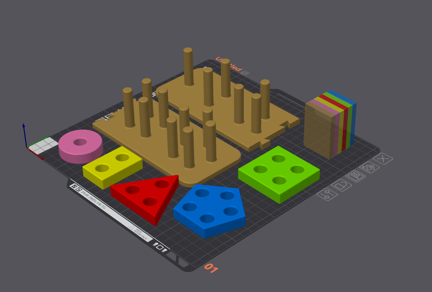 Kids Stacking Blocks