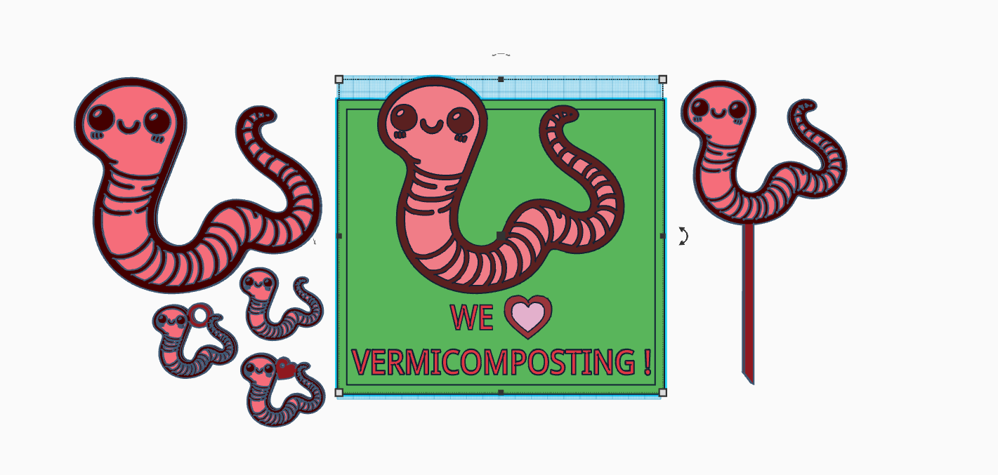 Miniatura 5 do modelo 3D Vermicomposting - Earthworm
