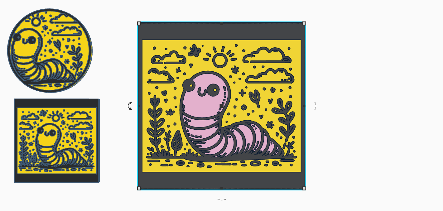 Miniatura 3 do modelo 3D Cute Earthworm