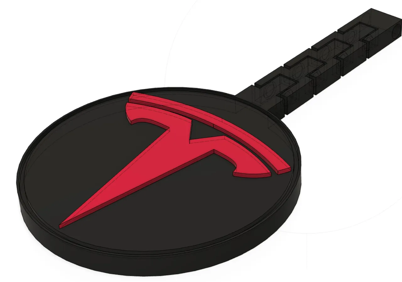 TESLA ARTICULATED KEYCHAIN by Mario Jimenez | Download free STL model ...