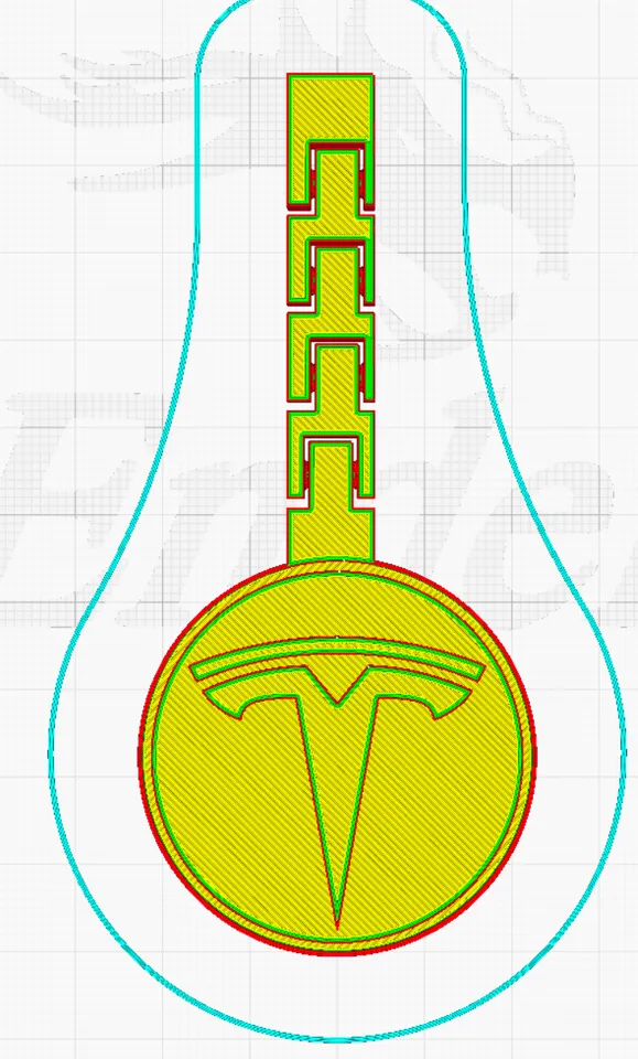 TESLA ARTICULATED KEYCHAIN by Mario Jimenez | Download free STL model ...