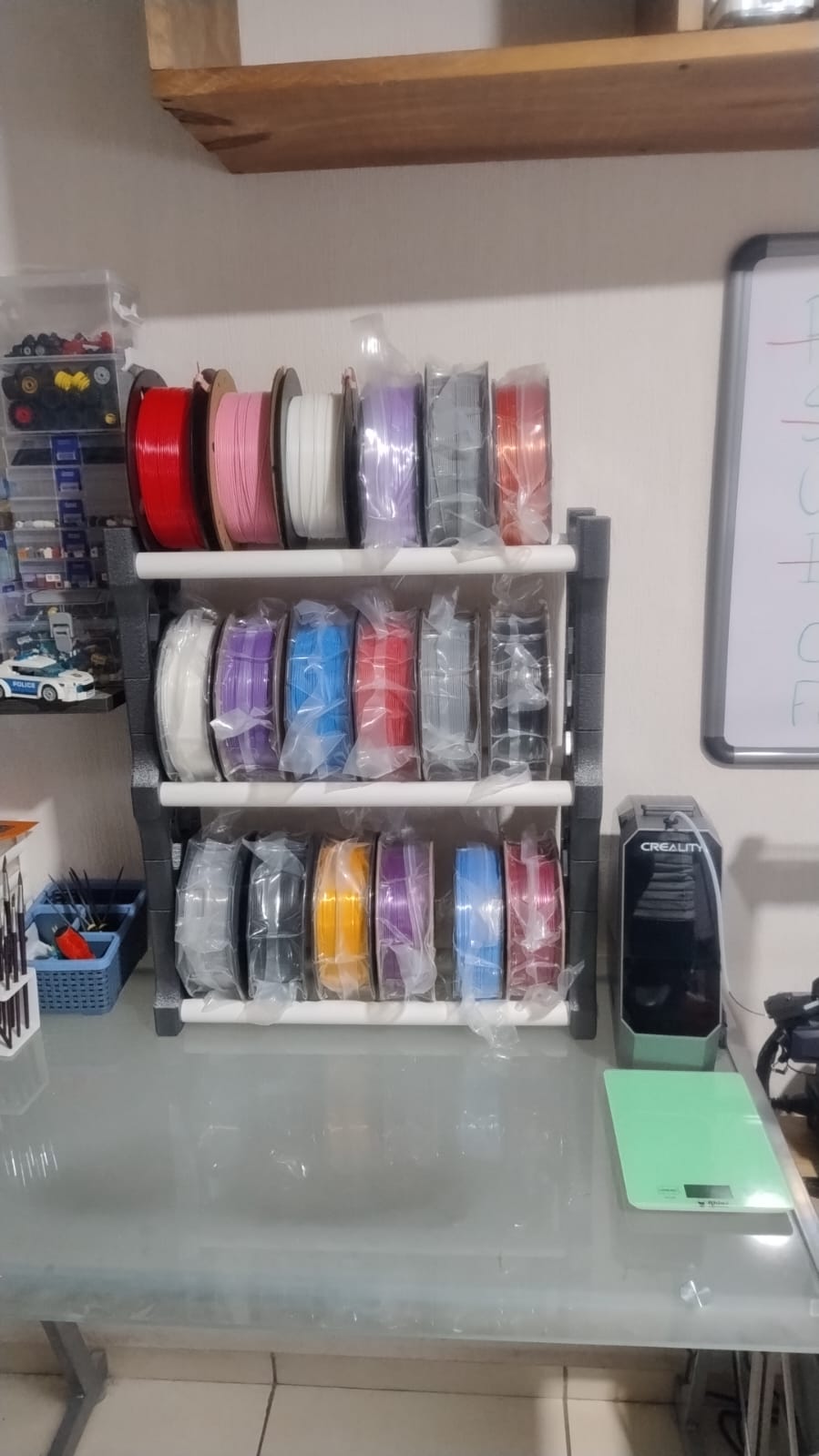 Filament Rack Multiple Levels
