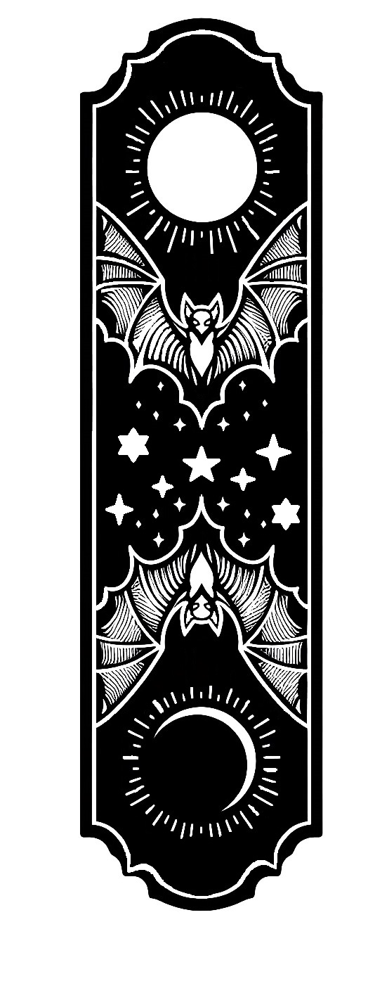 Miniatura 2 do modelo 3D Bookmark/Tag - Bat