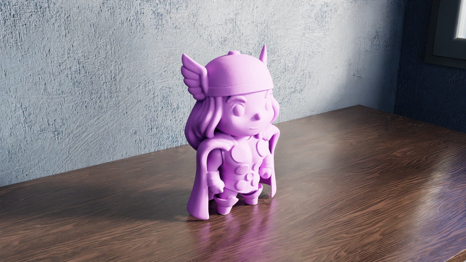 Miniatura 2 do modelo 3D Chibi Thor