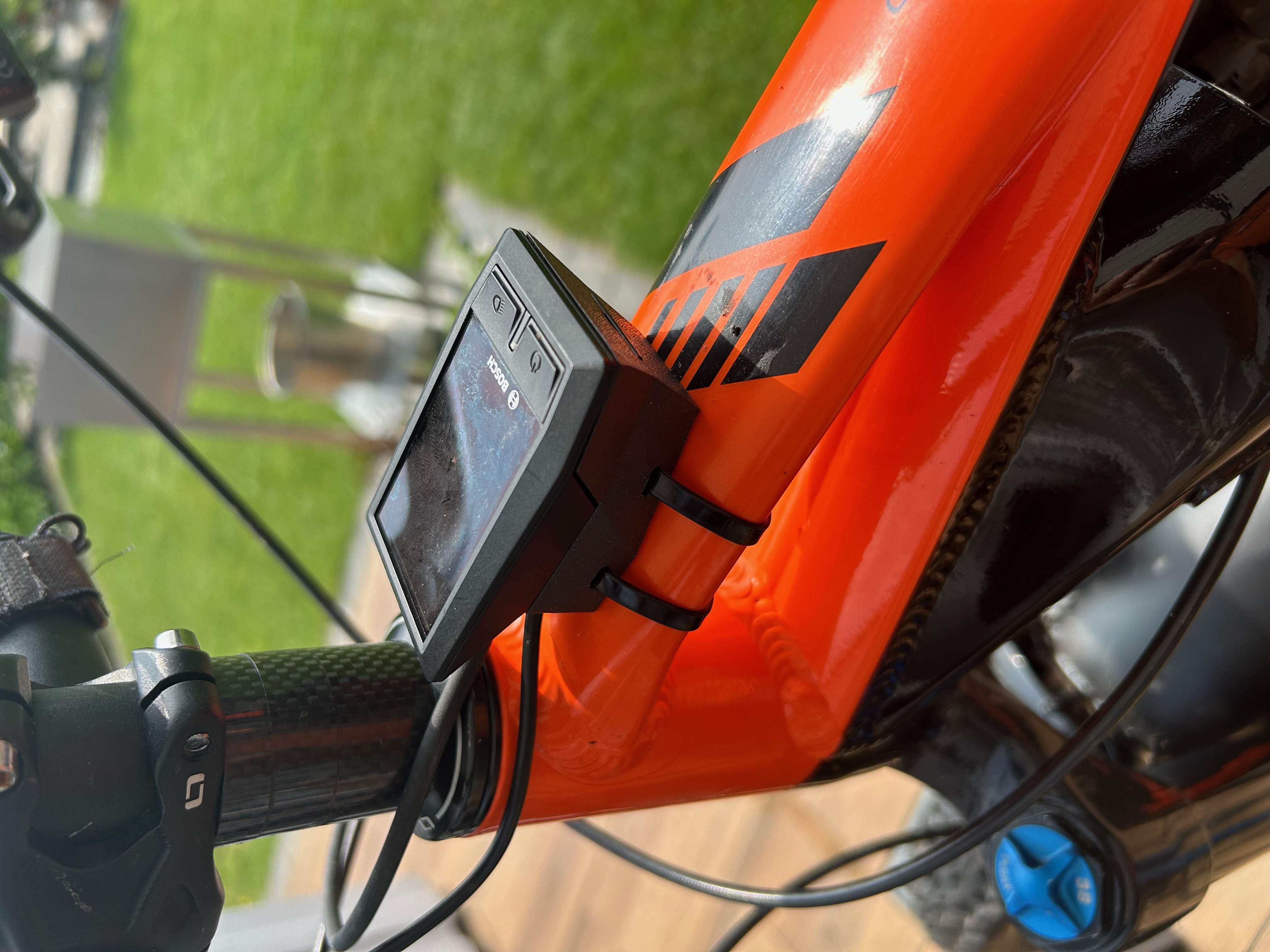 Bosch Kiox 200 frame Mount plus Cable Tie holes and USB access