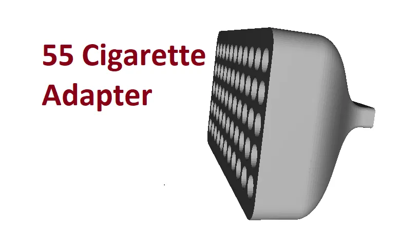 55 cigarette 55 Cigarettes Adapter by Fyndss | Download free STL model