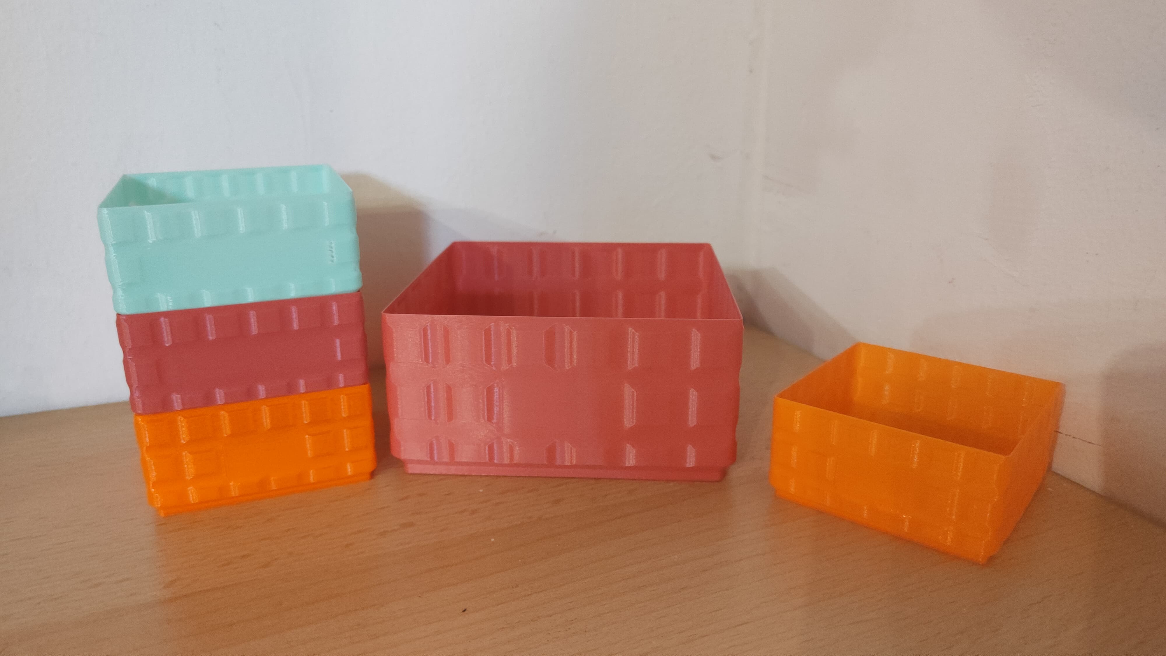 Miniatura 3 do modelo 3D Stackable Storage Boxes (Vase Mode)