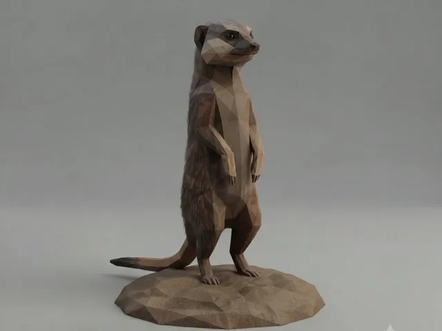 Low Poly Mongoose