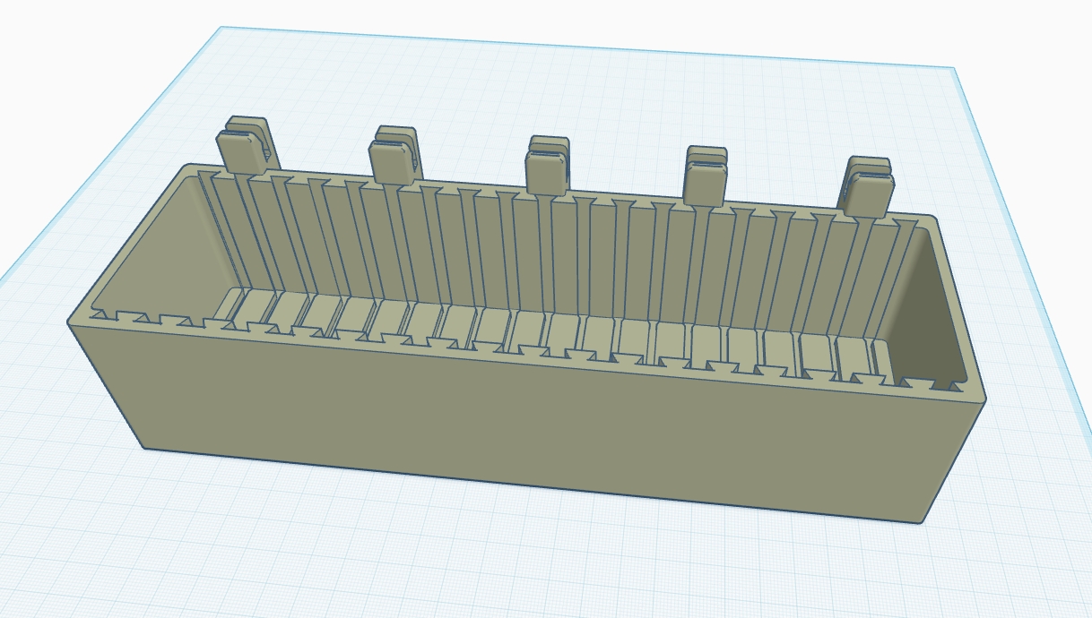 E-track box 9 3/4 inches (slotted)