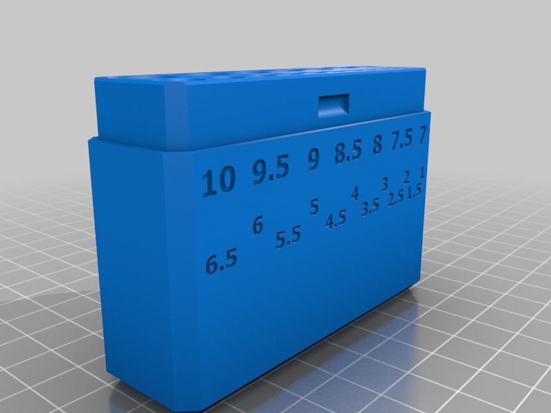 Miniatura 4 do modelo 3D Parametric Drill Bit Case