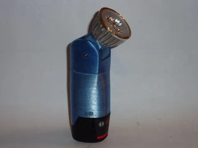 Bosch 12V flashlight with adjustable head