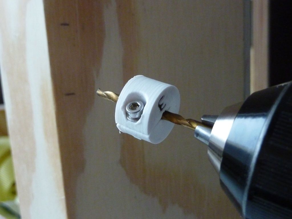Miniatura 2 do modelo 3D Parametric drill depth stop