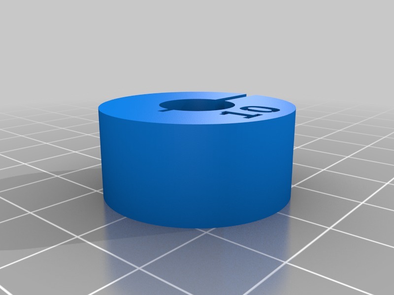 Miniatura 16 do modelo 3D Parametric drill depth stop