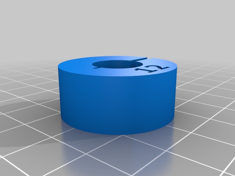 Miniatura 18 do modelo 3D Parametric drill depth stop