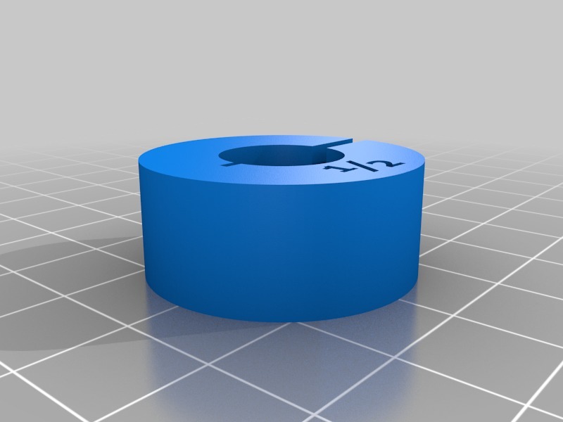 Miniatura 27 do modelo 3D Parametric drill depth stop