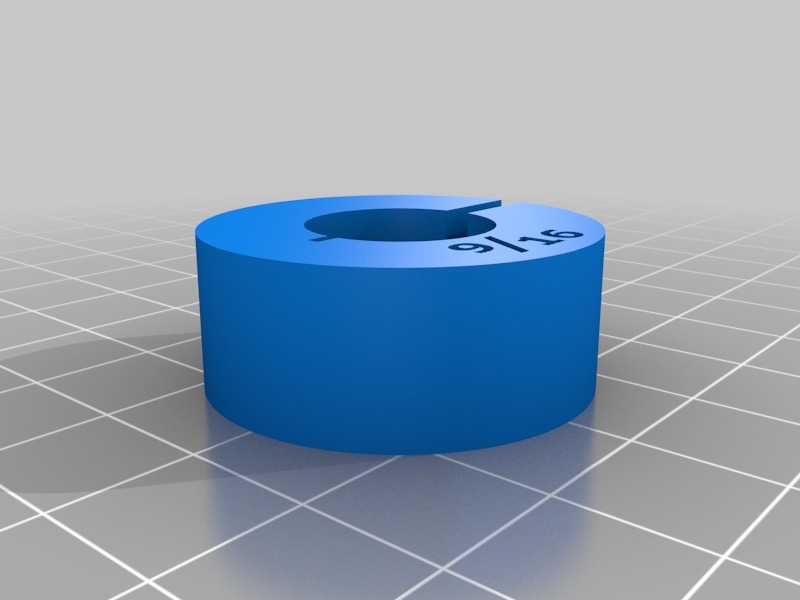 Miniatura 28 do modelo 3D Parametric drill depth stop