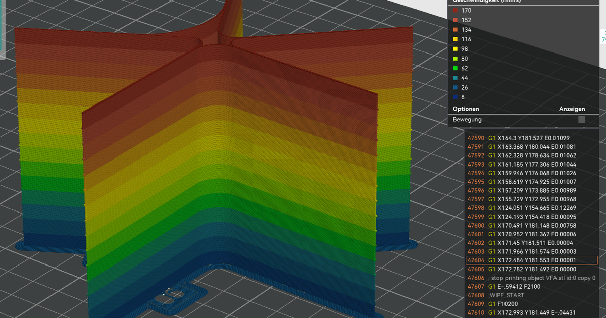pre-sliced Orca Slicer VFA test for Prusa XL por Be Me | Descargar ...