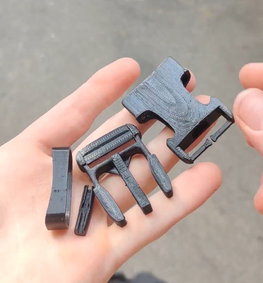 Plastic Buckle - Costco Kirklands Zip-off Pants Belt Clip Replacement