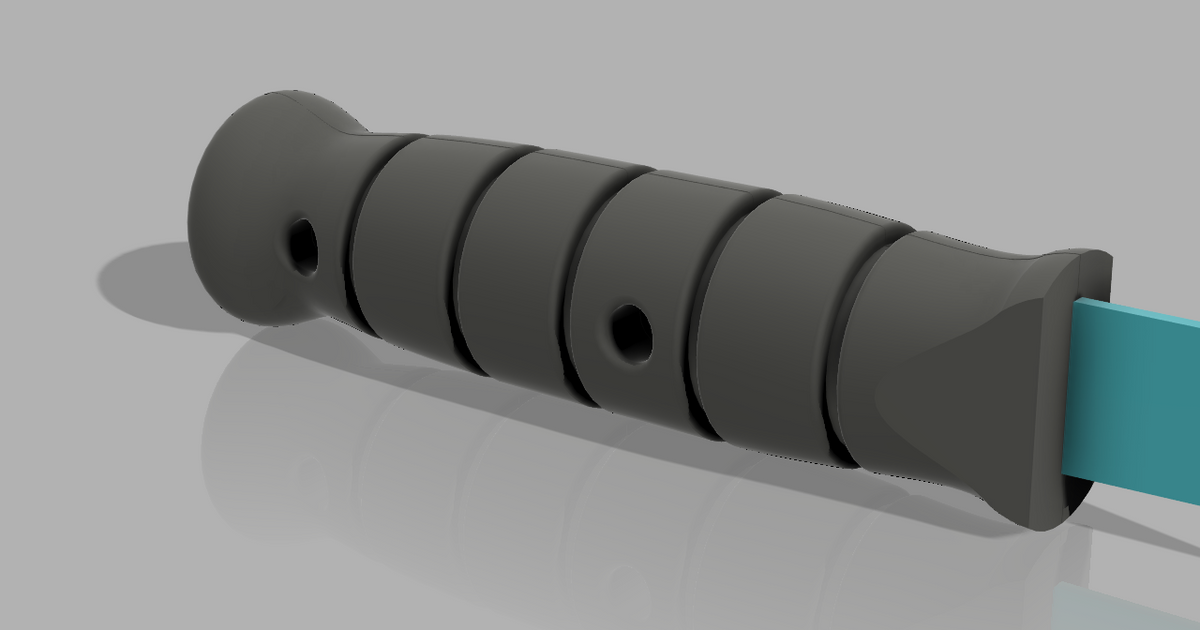 Reciprocating saw blade Handle by Maciey Download free STL model