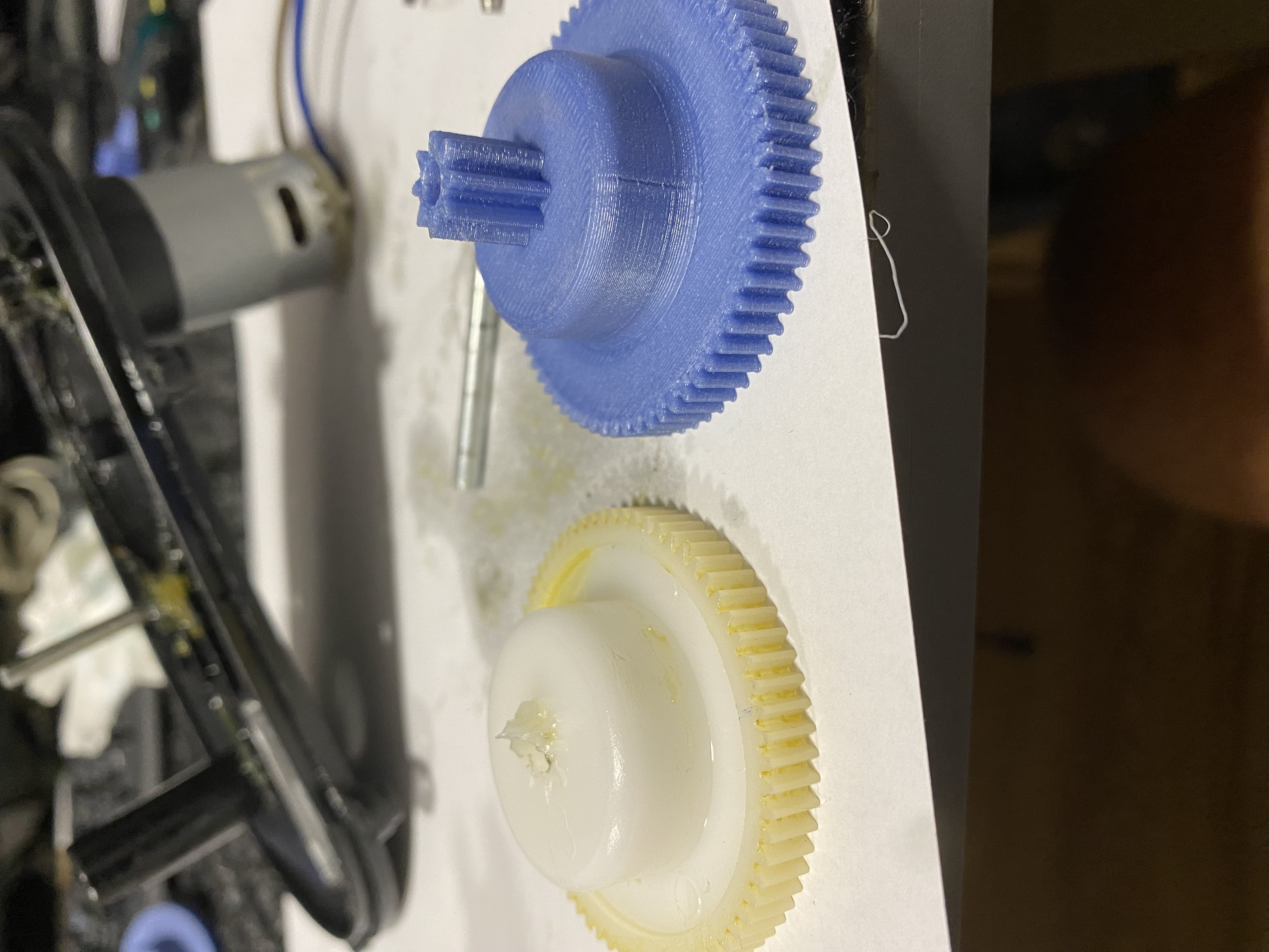 Kids electric car gear wheel