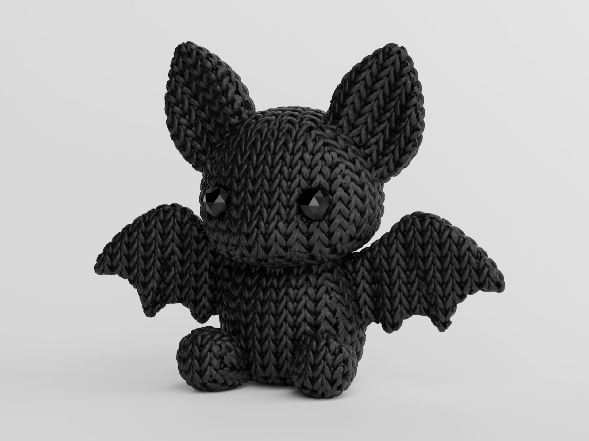 Miniatura 3 do modelo 3D Knitted Bat