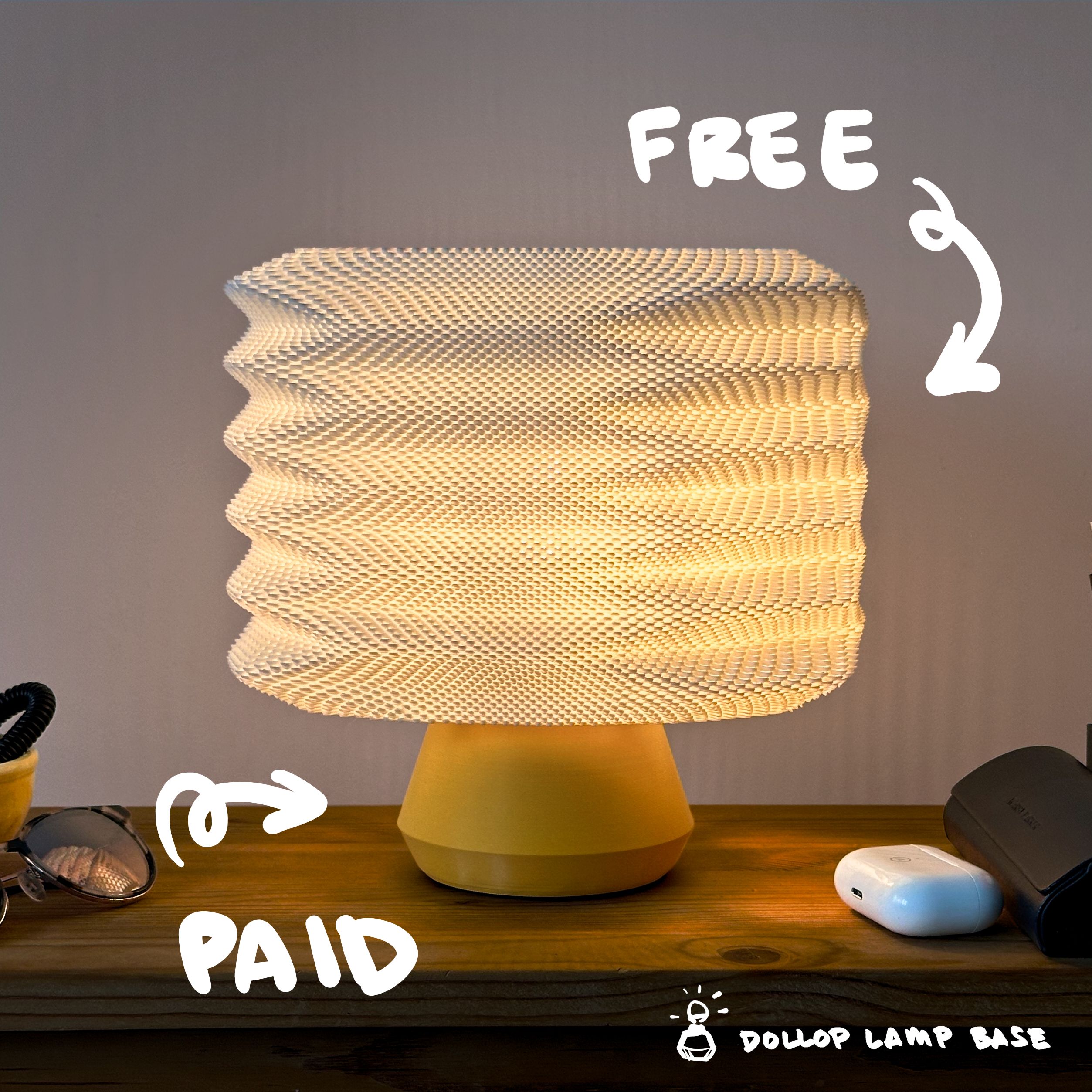 Bellows Weave Lamp - Shade Only