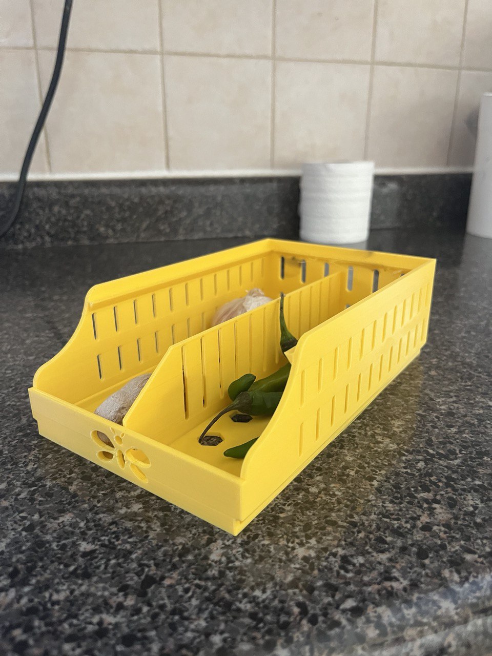 Miniatura 2 do modelo 3D Stackable tray - storage bin