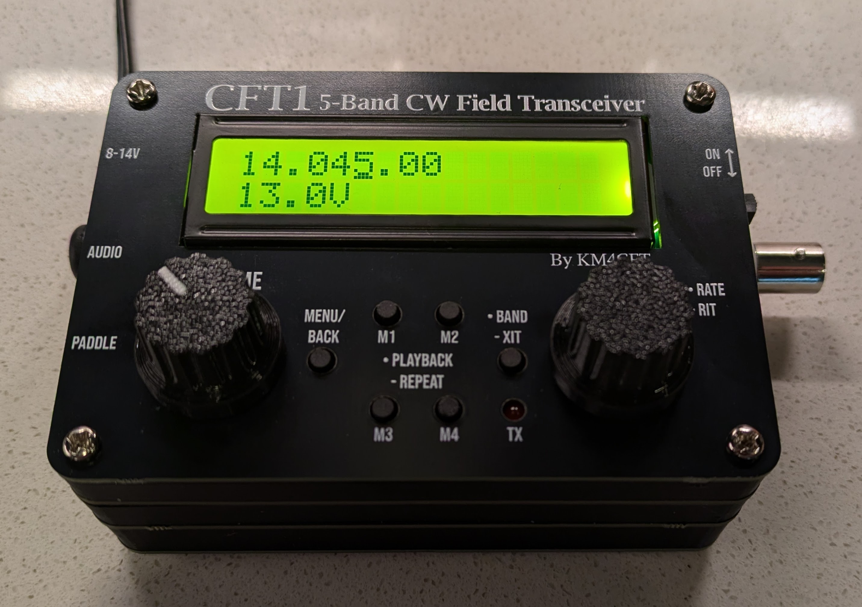 KM4CFT CFT1 5 Band CW Field Transceiver - Printed Parts