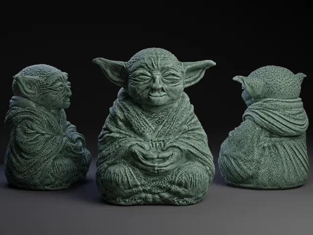 Meditating Yoda