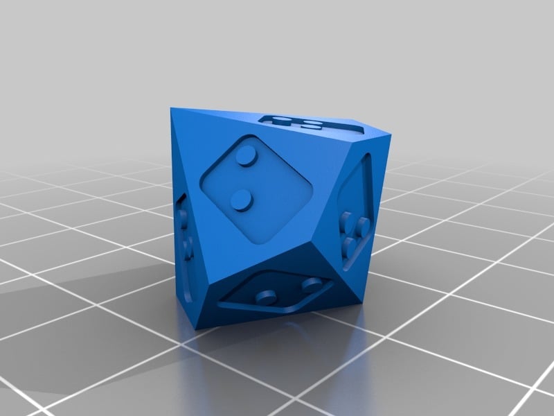 Braille RPG Dice